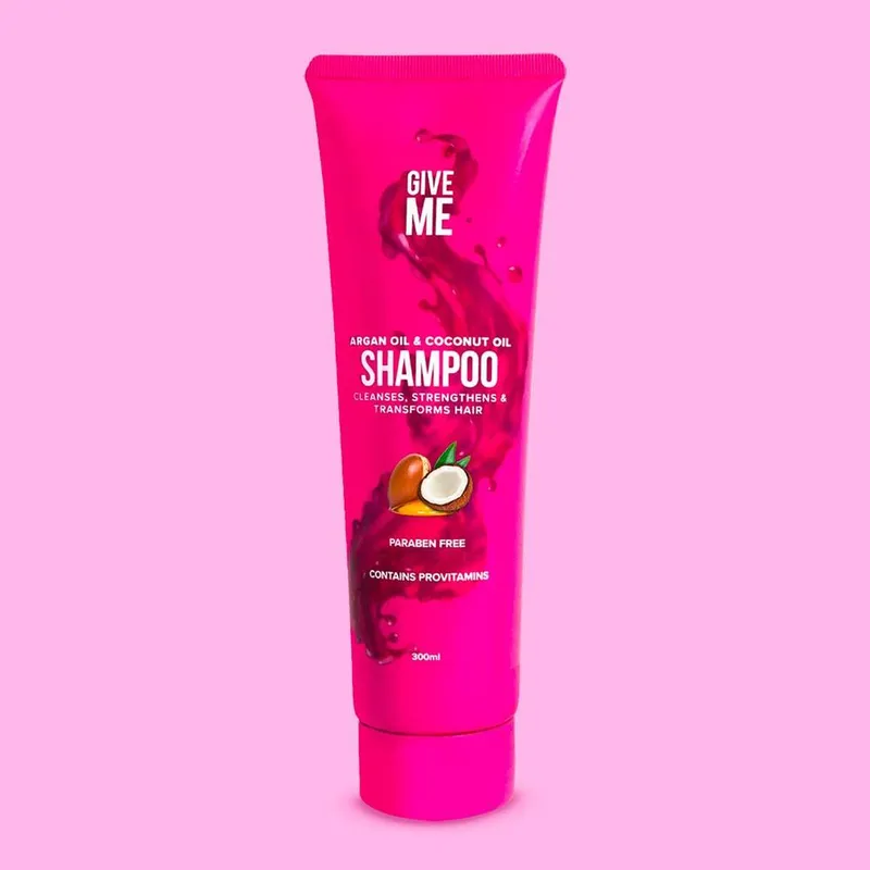 Give Me Argan Oil & Coconut Oil Shampoo - 300ml in Pink Size: 1 - Pink - Size: 1
