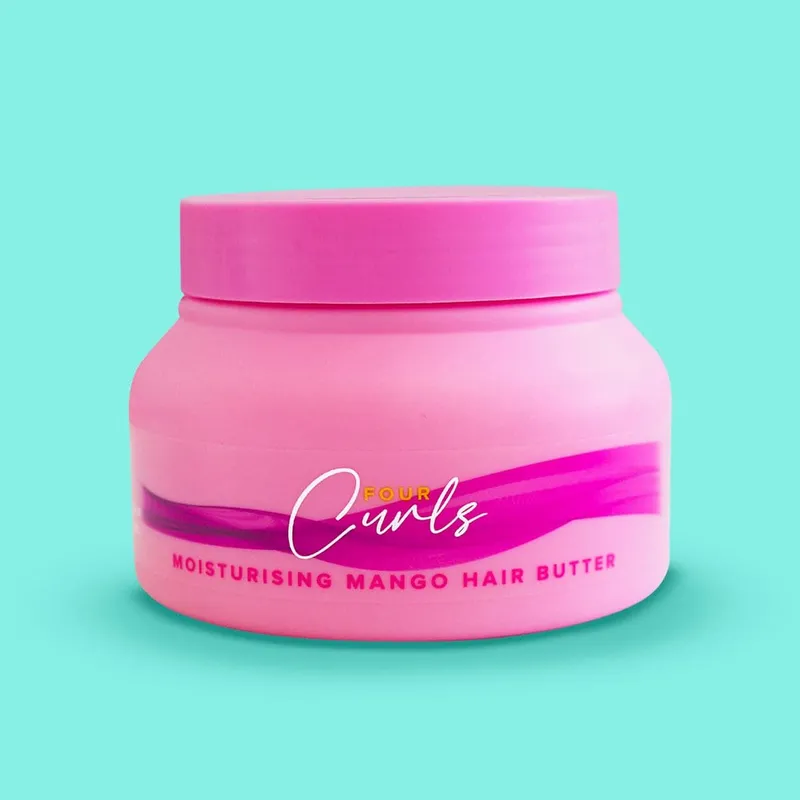 Give Me Unisex Four Curls Mango Hair Butter - 250ml in Pink Pink female