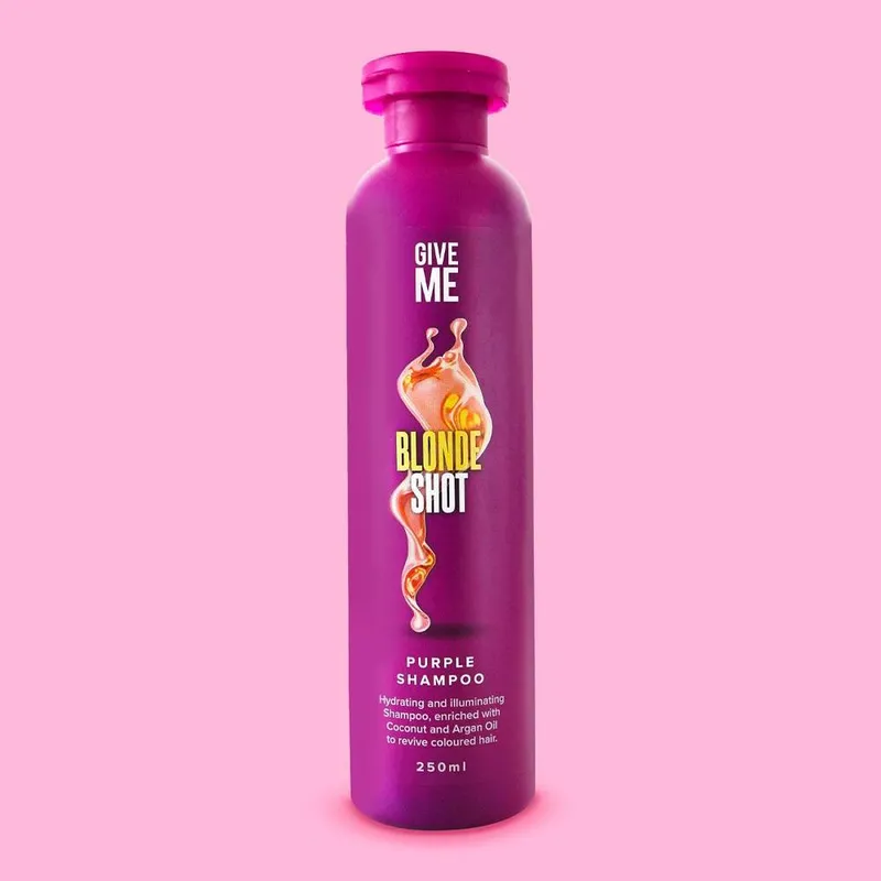 Give Me Blonde Shot Purple Shampoo Enhancing Toning Hair - 250ml - Purple