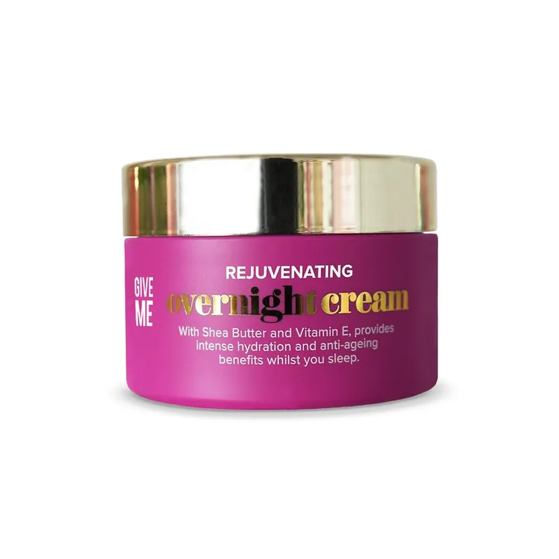 Give Me Face Cream - Rejuvenating Overnight Moisturiser in Purple Size: 1 Purple