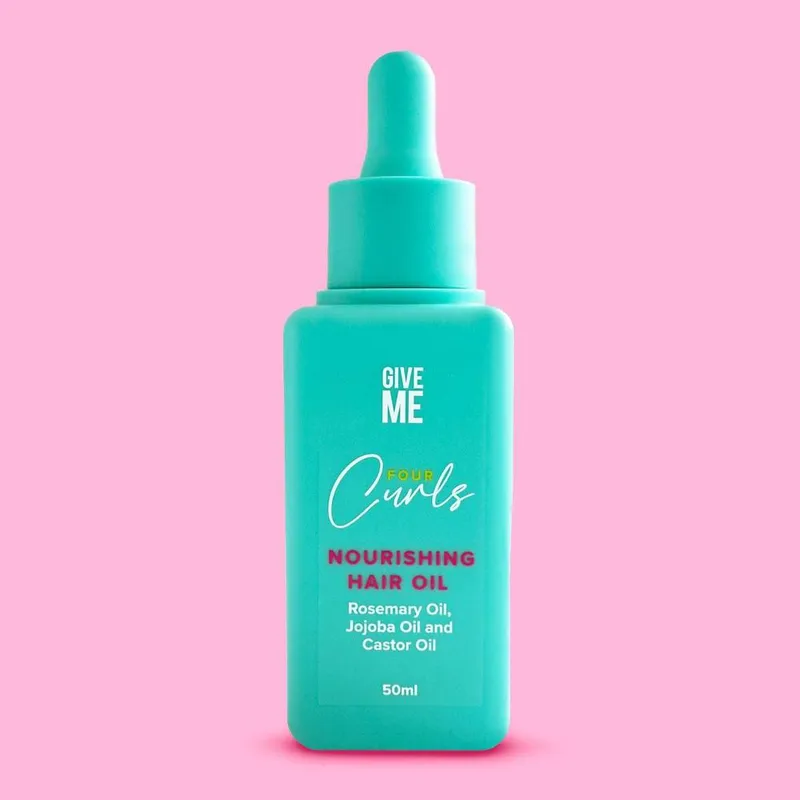 Give Me Four Curls Nourishing Hair Oil - 50ml in Blue Size: 1 Blue 1