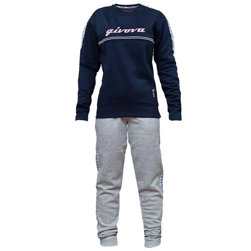 Givova 100 Tracksuit Blue / Light Grey S Women