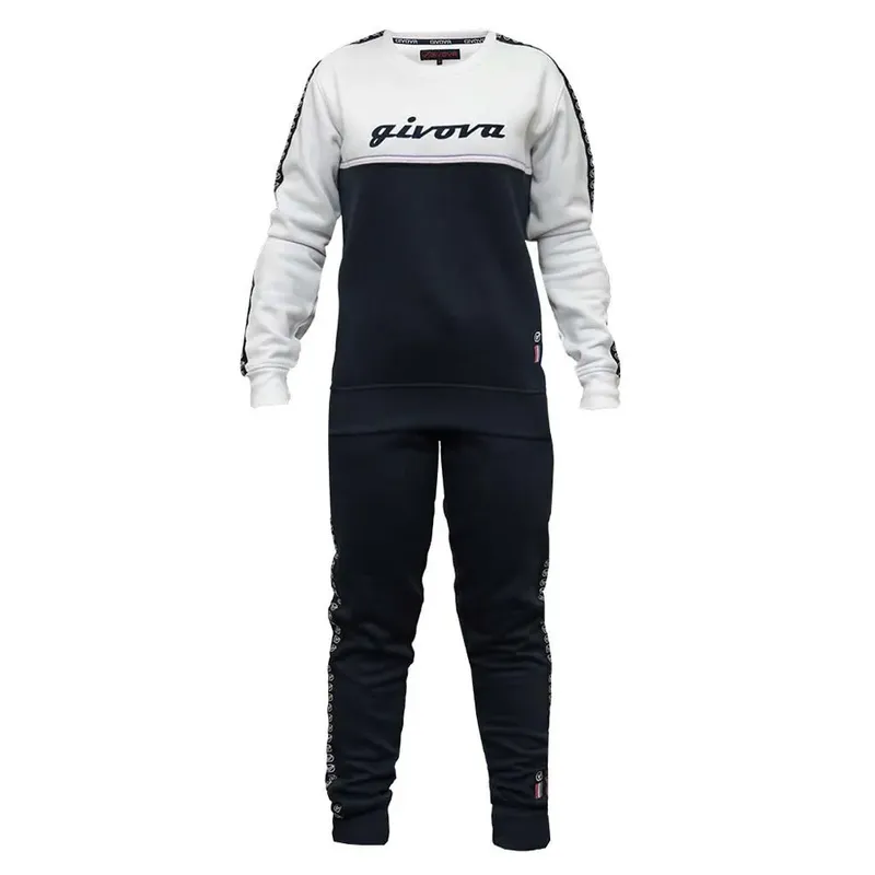 Givova 100 Tracksuit White / Blue S Women