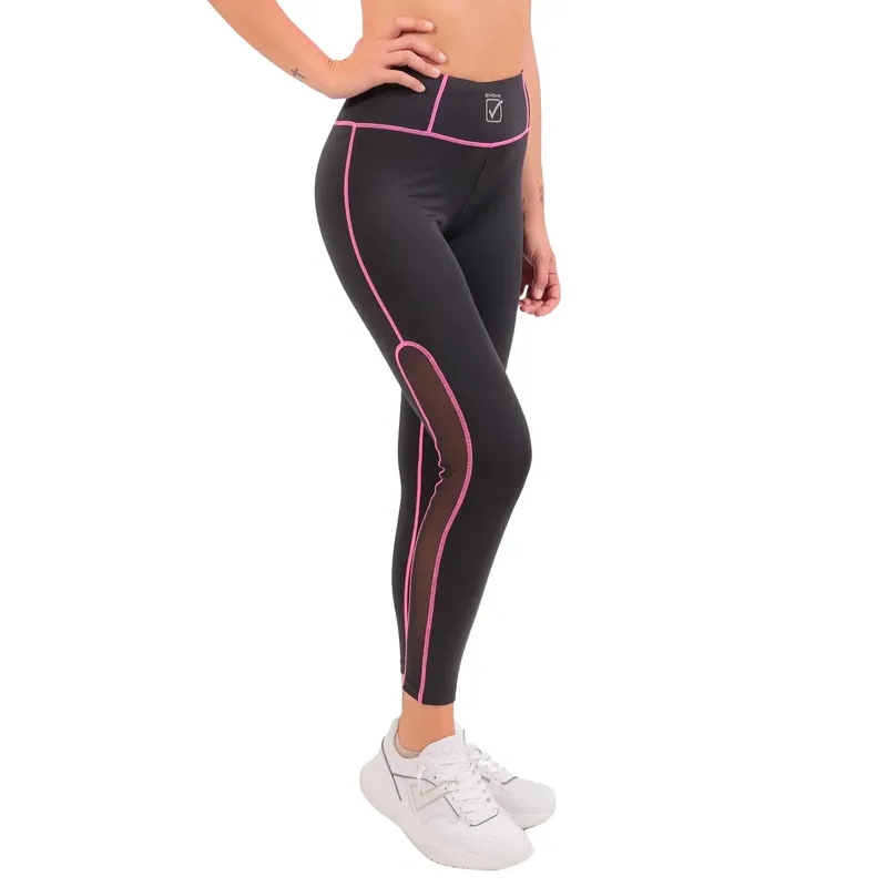 Givova Moon Leggings Black / Fuchsia S Women