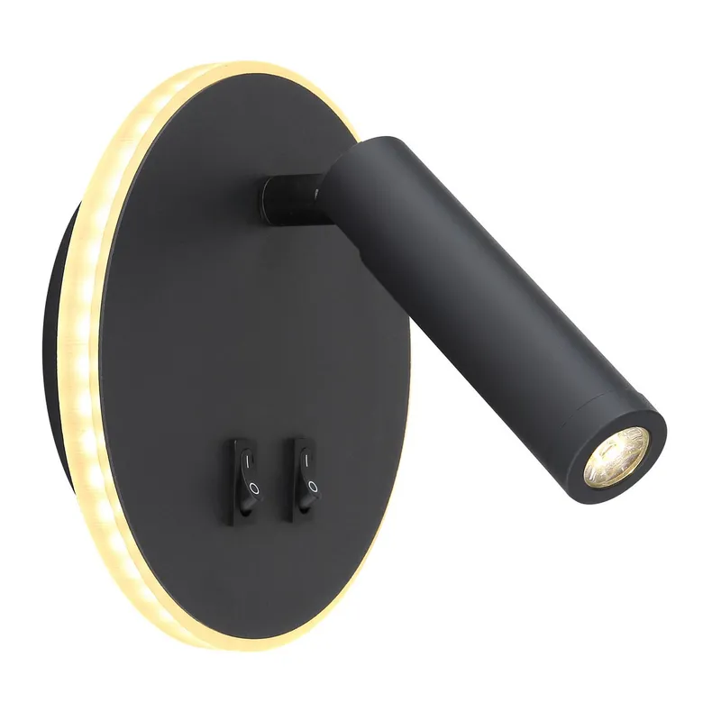 Globo Lighting Many Reading Wall Light Black LED 3000K