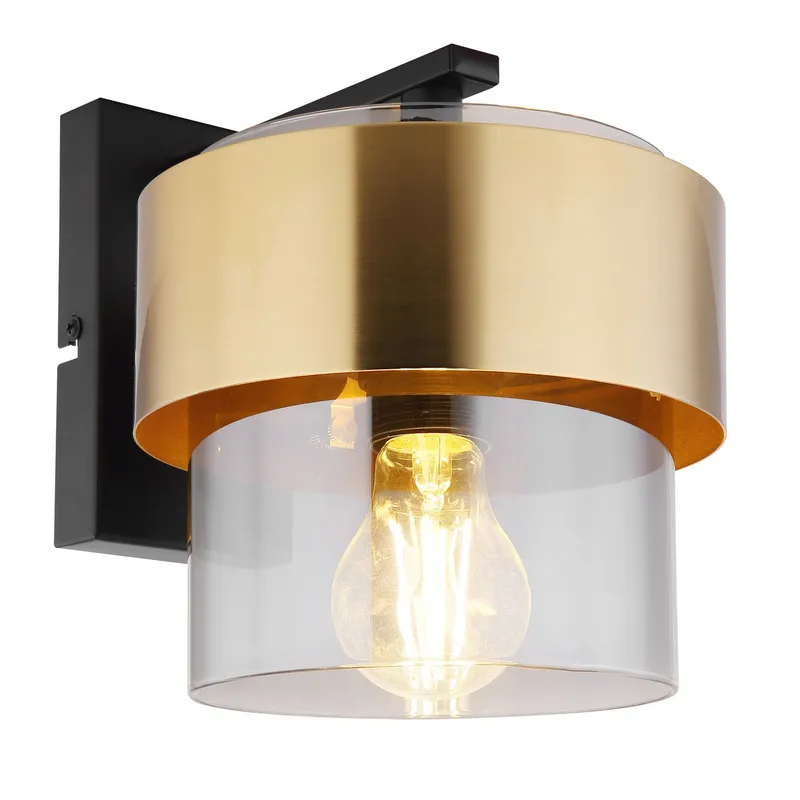 Globo Lighting Wall Light Gold 21.5cm H X 18cm W X 18cm D