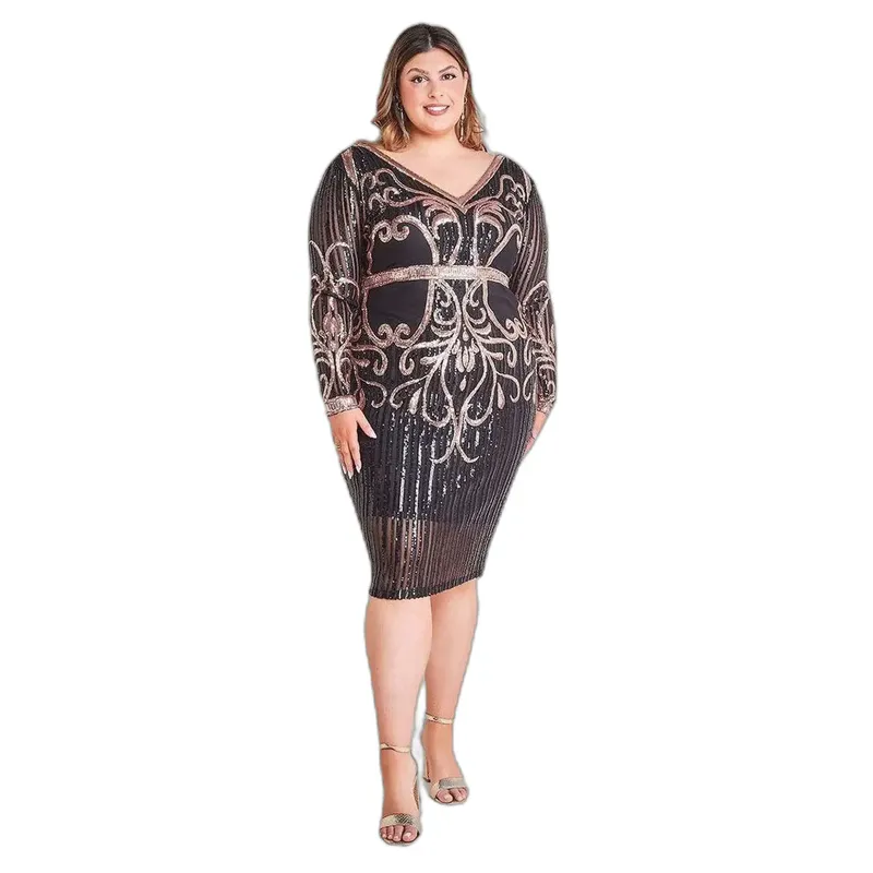 Sparkly Knit Dress Women Goddiva Noir 46