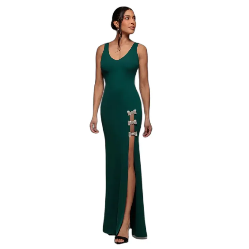 Women's tight dress Goddiva Mermaid Vert 44