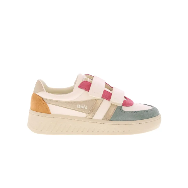 Baby Trainers Gola Grandslam Quadrant Blanc 26
