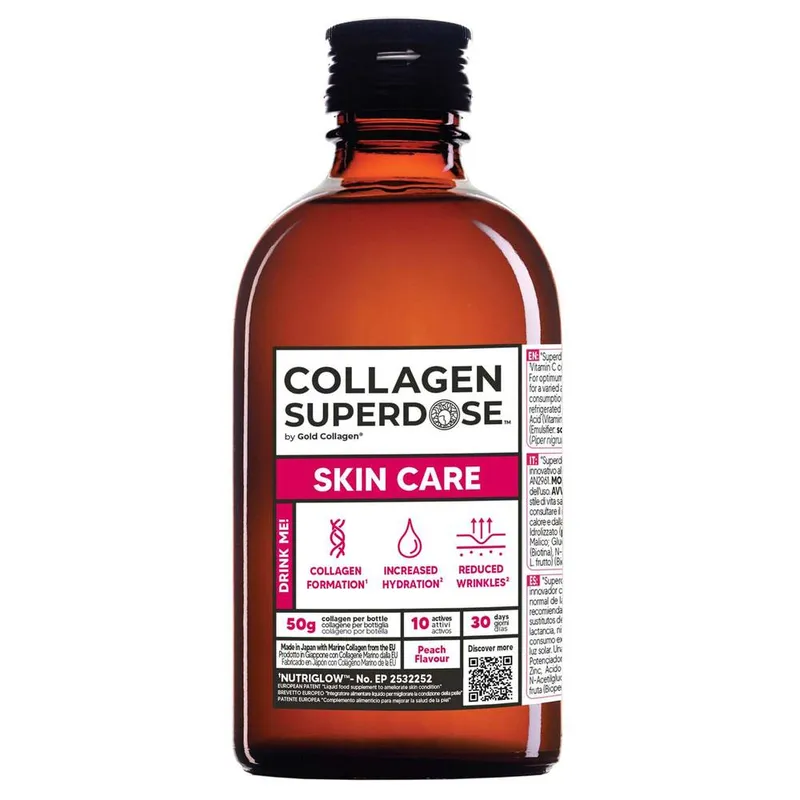 Gold Collagen Unisex Liquid Supplement Collagen Superdose Skin, Nails & Health Liquid Supplement 300ml in Clear Clear 300ml female