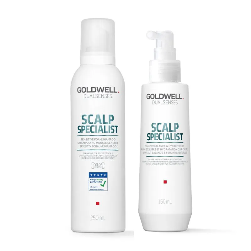 Goldwell Dualsenses Scalp Specialist, Sensitive Foam Shampoo 250ml & D