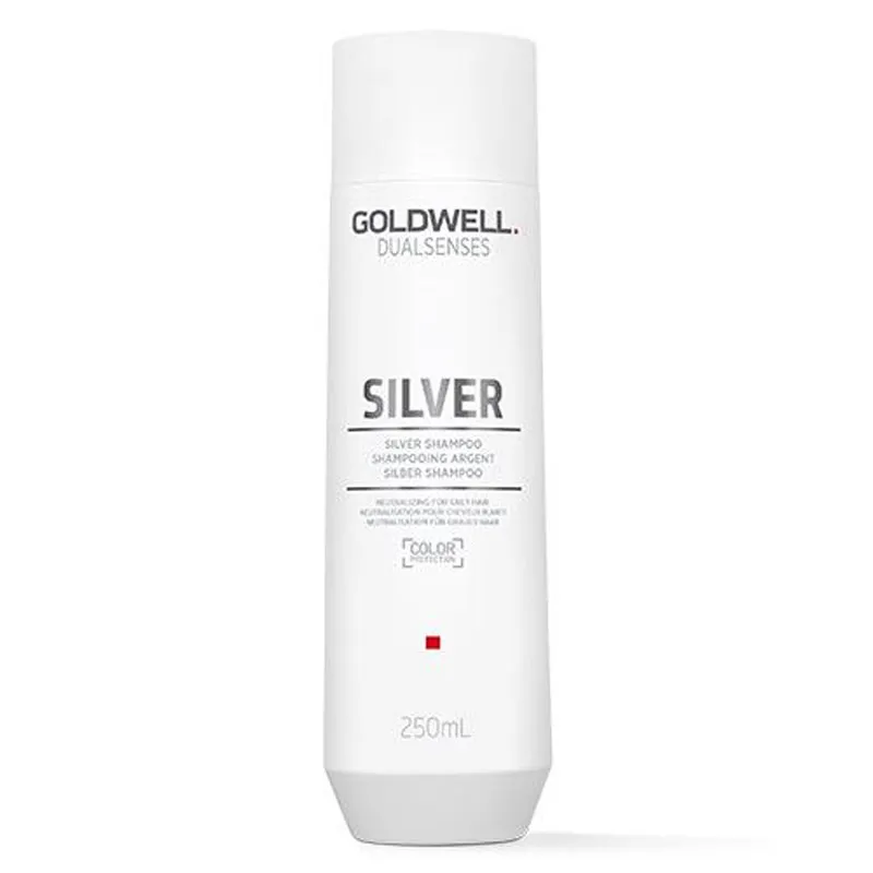 Goldwell Dual Senses Silver Shampoo 250ml in Clear Clear