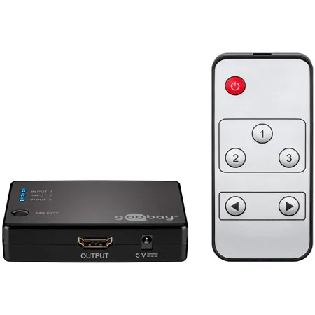 Goobay HDMI Switch Box - 3in/1out
