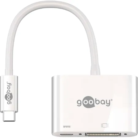 Goobay USB-C to Dvi & USB-C Adapter