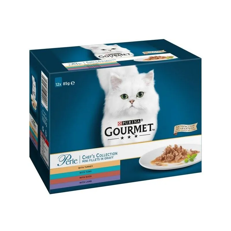 Gourmet Perle Pouches Mixed Pack - Saver Pack: Chef’s Collection in Gravy (24 x 85g)