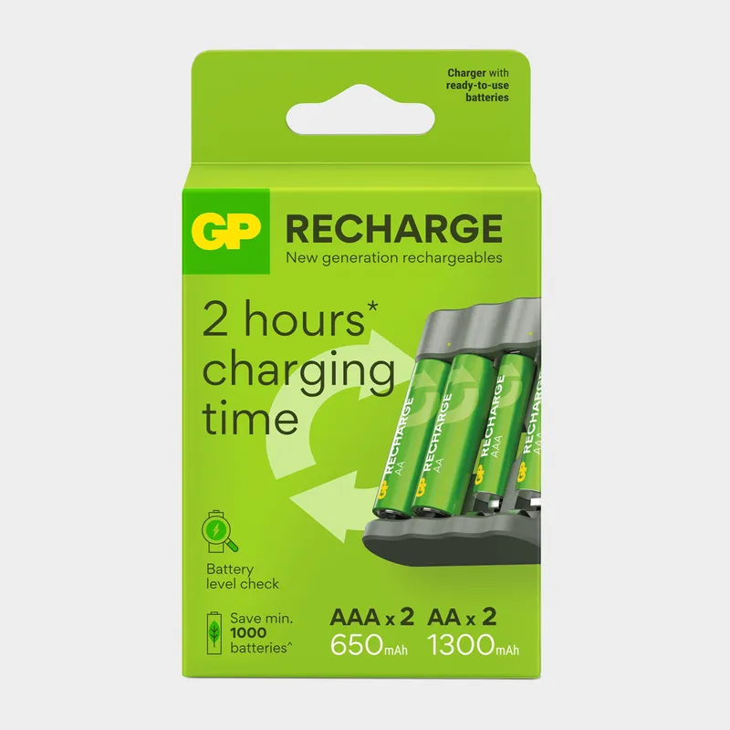 GP Batteries Battery Recharger, Multi