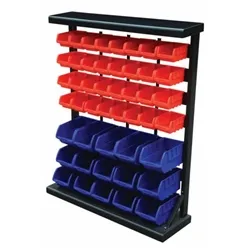 Gpc Bin Rack c/w; 47 Polypropylene Bins