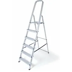 Gpc Folding Step; 4 Tread; 150kg; Aluminium; Silver