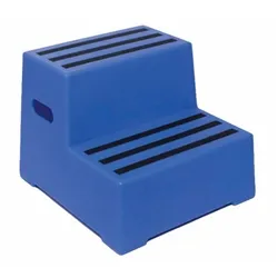 Gpc Heavy Duty Polyethylene Industrial Step; 2 Tread; Red
