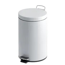 Gpc Pedal Bin; 30L; Steel; White
