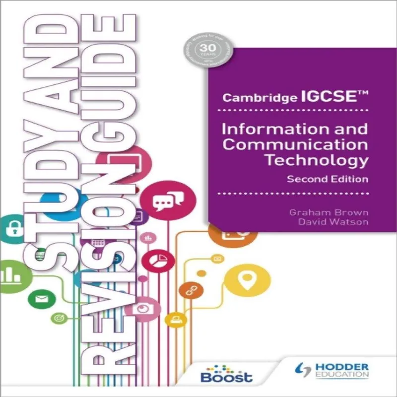 Graham Brown Cambridge Igcse Information & Communication Technology Study and Multicolor