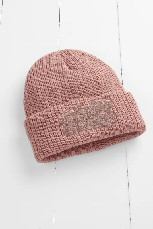 Grass & Air Kids Tonal Peppa Pig Beanie Hat - - Size: 1-2y
