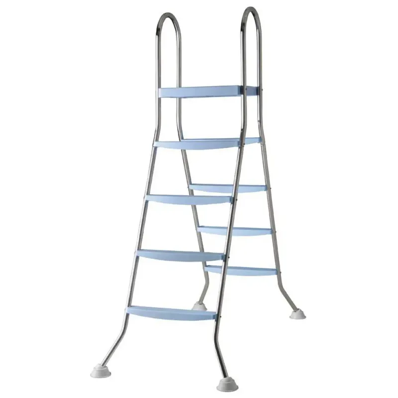 Gre Accessories Ladder 2x4 Steps Silver / Blue 142 cm unisex
