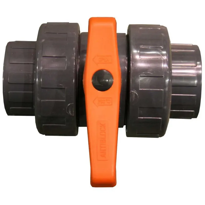 Gre Accessories Pvc Ball Pn16 Valve Black 50 mm unisex