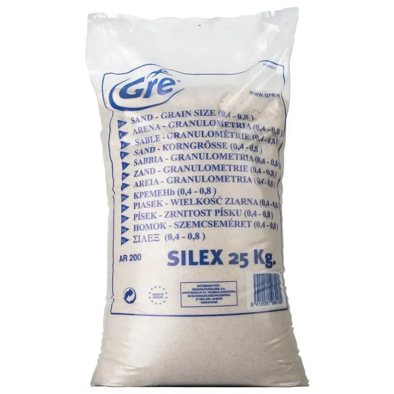 Gre Accessories Silex Sand 25kg White 25 kg unisex