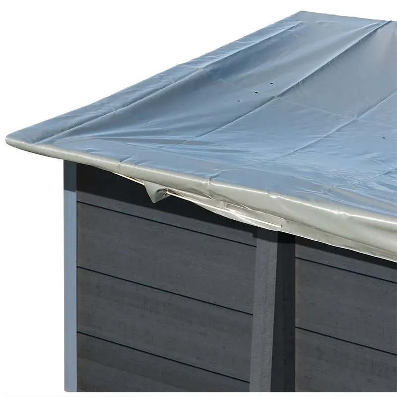 Gre Accessories Winter Cover For Rectangular Pool Grey 516 x 376 cm unisex