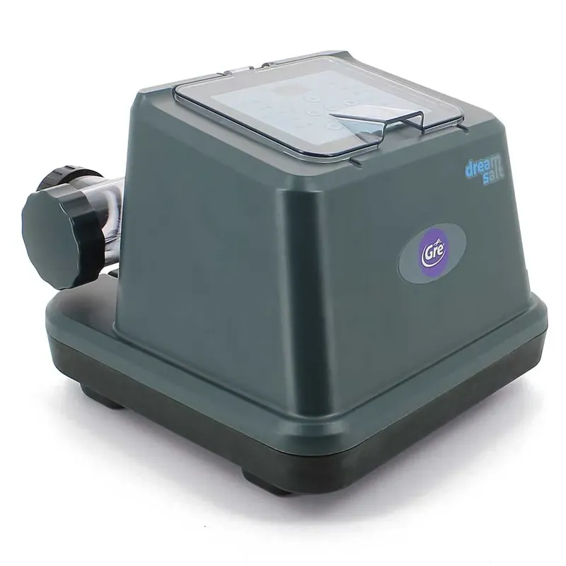 Gre Above Pool Up To 25 M³ Salt Water Chlorinator System Dark Grey One Size unisex