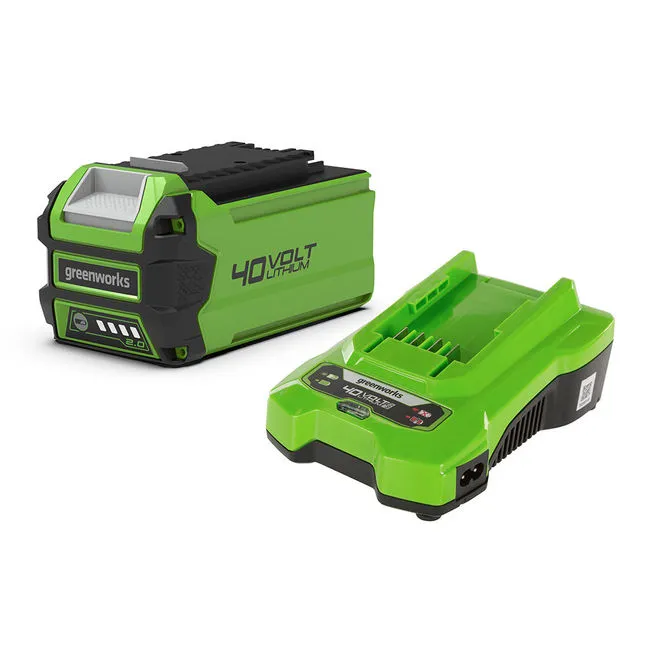 Greenworks 40V 2Ah Lithium-ion Battery & 40V 60min Battery Charger kit