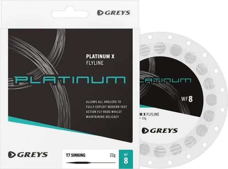 Greys Platnium X T7 Sinking Fly Line - #6