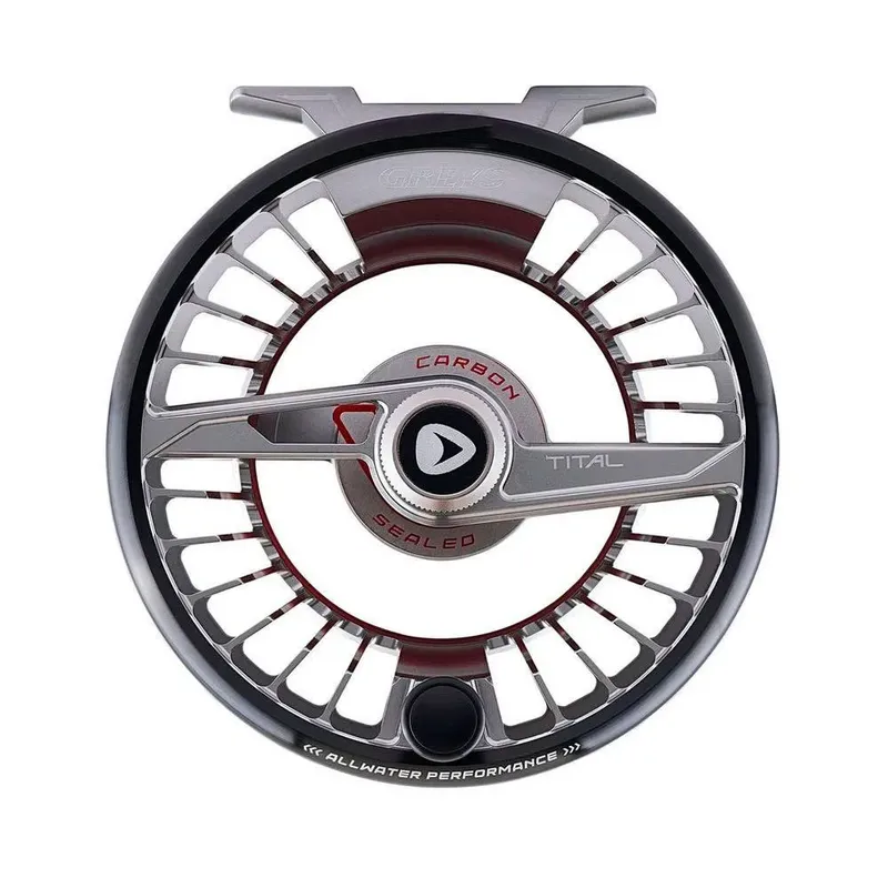 Greys Tital Fly Fly Fishing Reel Silver Line 5 / 6 unisex