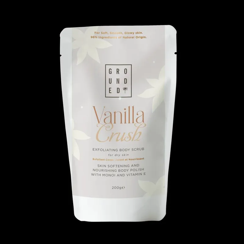 Grounded Body Vanilla Crush Sugar Body Scrub in Clear - Clear - Size: One Size