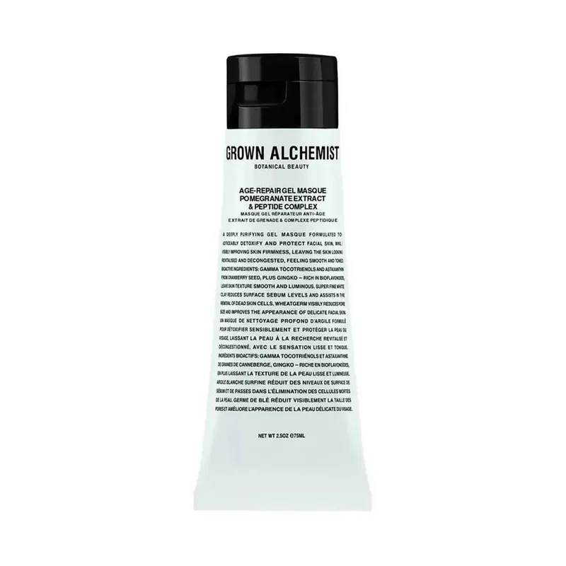 Grown Alchemist Age-Repair Gel Masque: Pomegranate Extract, Peptide Complex 75ml in Beige - Beige - Size: One Size