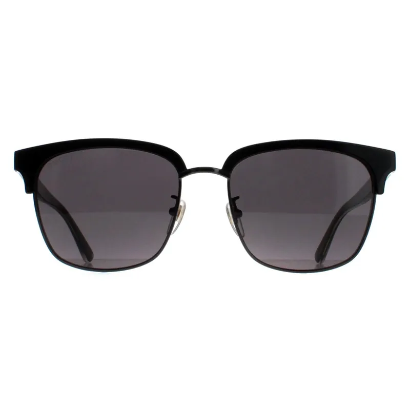 Gucci Men's Square Black & Grey Grey GG0382S Black One Size