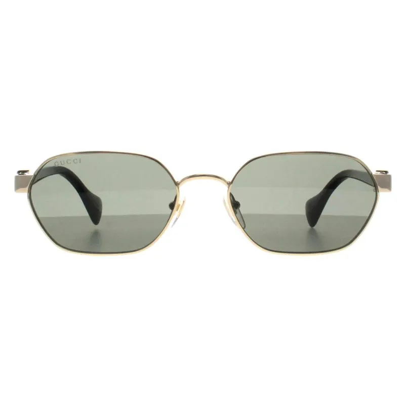 Gucci Women's Oval Gold Grey GG1593S Gold female