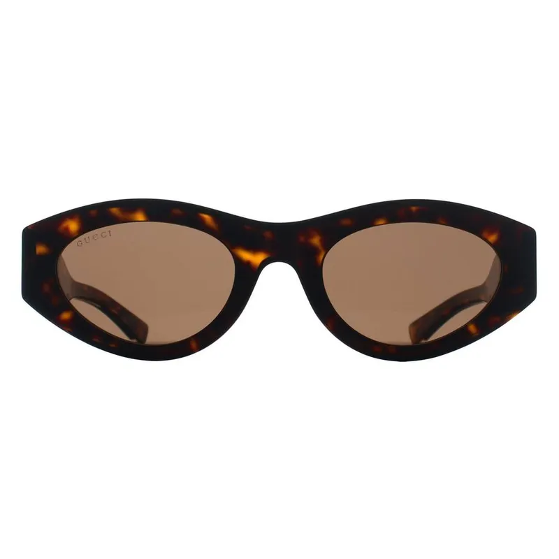 Gucci Women's Oval Havana Brown GG2065S Brown One Size