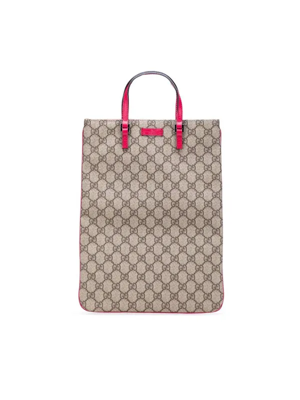 Gucci Women's Preloved GG Supreme Tote in Brown Brown female