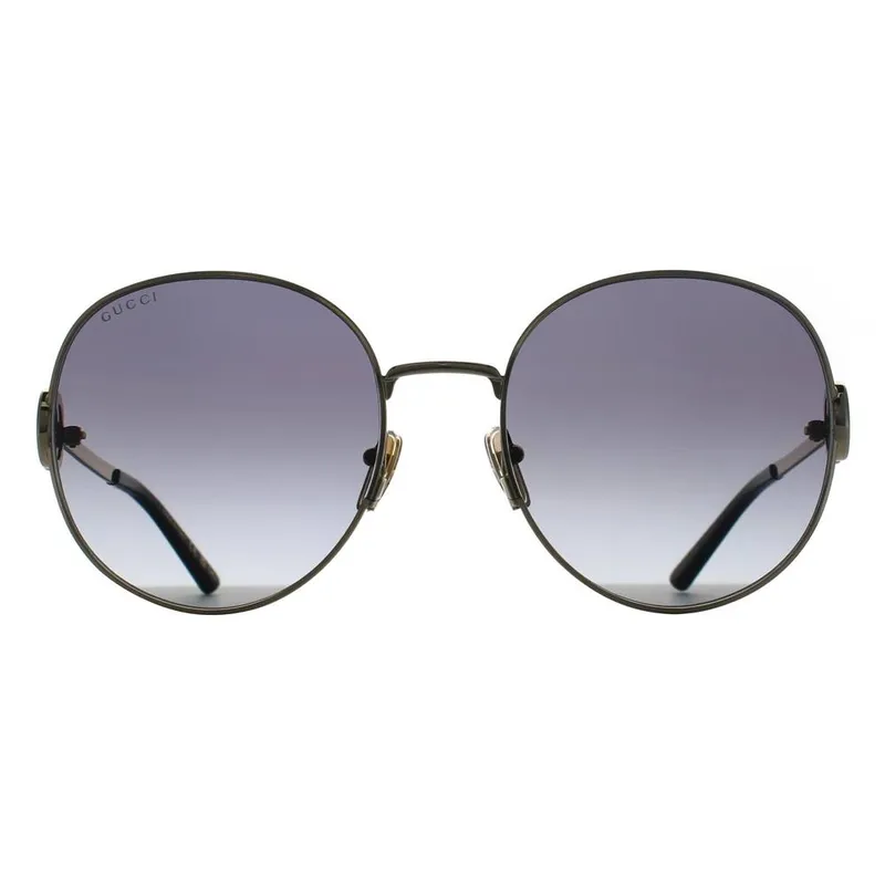 Gucci Women's Round Gold Grey GG2047S Sunglasses - Gold - Size: One Size