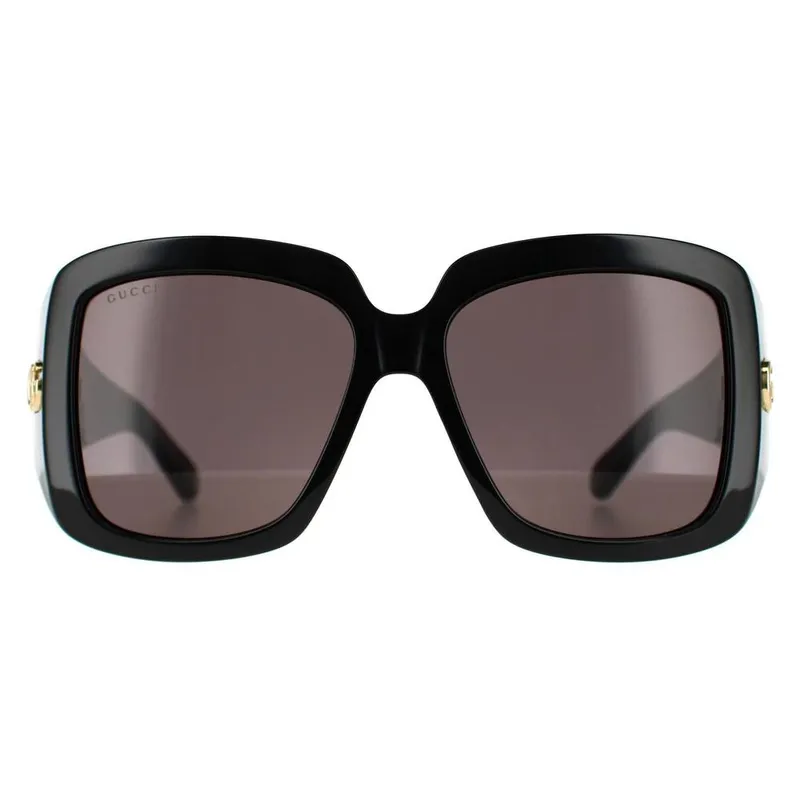 Gucci Women's Square Black Grey GG1402S Black