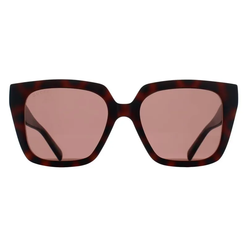 Gucci Women's Square Havana Brown GG2102S Brown female