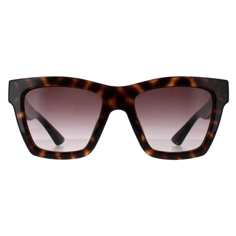 Gucci Women's Square Havana Brown Gradient GG1714S Brown