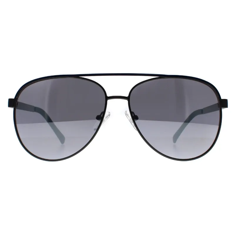 Guess Men's Aviator Gunmetal Grey Mirrored GF0172 Grey
