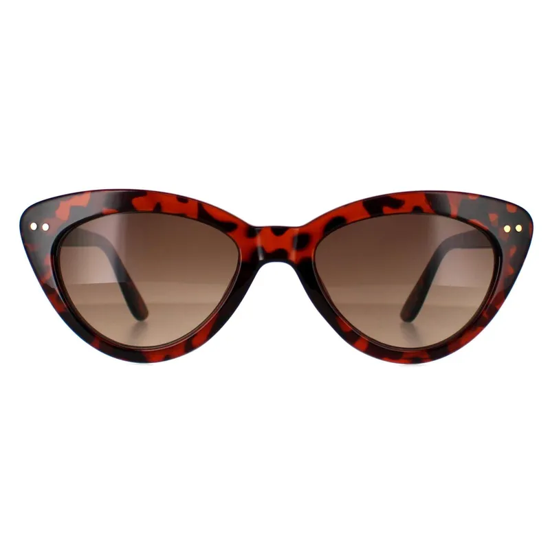 Guess Women's Cat Eye Gold Brown Gradient GF0402 Gold One Size