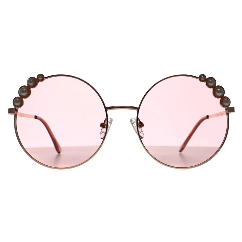 Guess Women's Round Rose Gold Pink GF0355 Rose Gold One Size