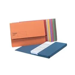 Guildhall Document Wallet Foolscap Assorted (50 Pack)