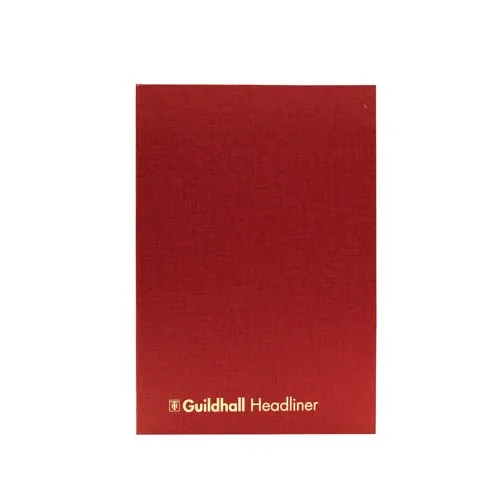 Guildhall Headliner Account Book 38 Series 6 Cash
