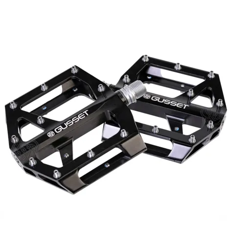 Gusset S2 Alloy Pedals - Black